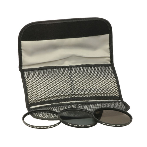 Kenko 58mm SLIM Filter Kit (MC Protector/C-PL/ND8)